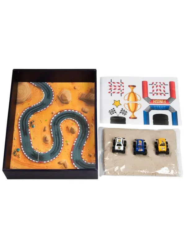 Космический песок &ldquo;Гонки&ldquo; с песочницей 1,5 кг