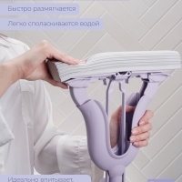 Швабра со складным отжимом PVA Future Alp &laquo;Edelweiss&raquo;, насадка &laquo;Elastic&raquo;