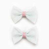 Бант для волос 2 шт, крабики «Милашке», 8 х 12,5 см Бант для волос 2 шт, крабики «Милашке», 8 х 12,5 см