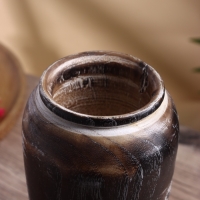 Подсвечник из дерева Джати, d 7 см, 12х12х23 см, цв. темно-коричневый Подсвечник из дерева Джати, d 7 см, 12х12х23 см, цв. темно-коричневый