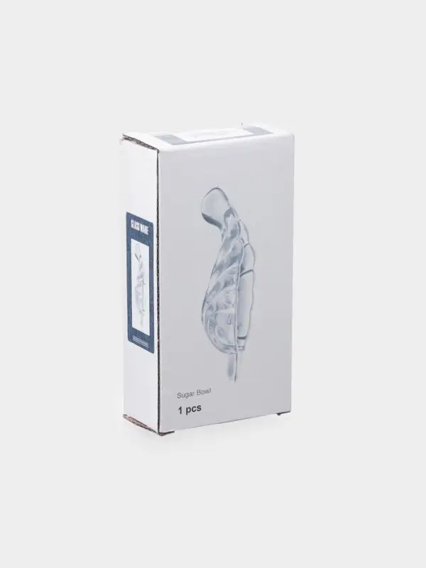 Блюдо для подачи "Лист" 13,5х7,2х3,5, прозрачная