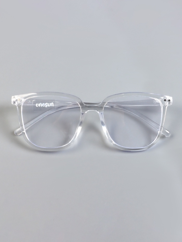 Очки для компьютера, антибликовые, 5.1 х 4 см, ширина 14.4 см, дужка 13.8 см, белая оправа   1079583