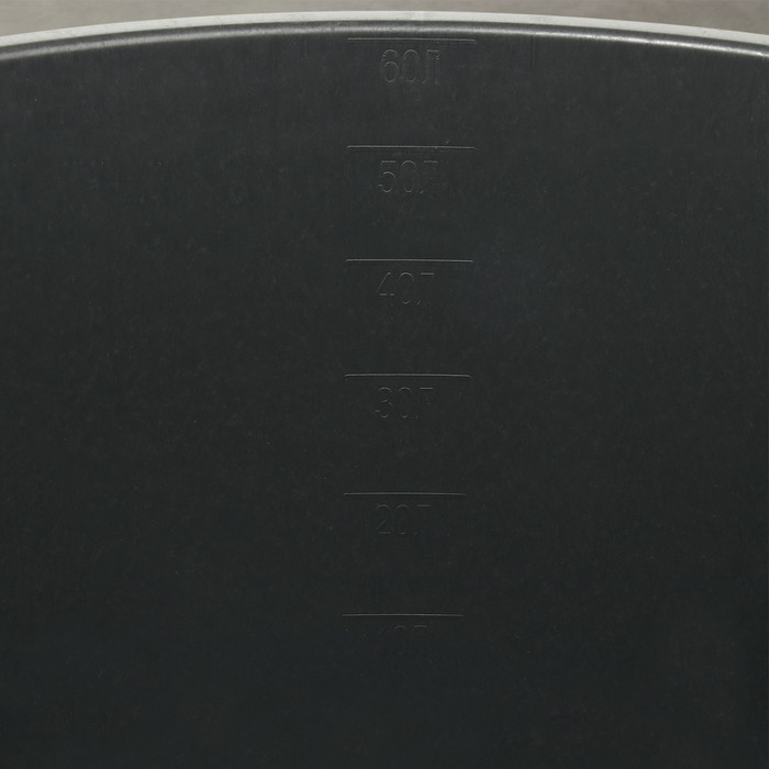 Таз строительный, 60 л, круглый, пластик