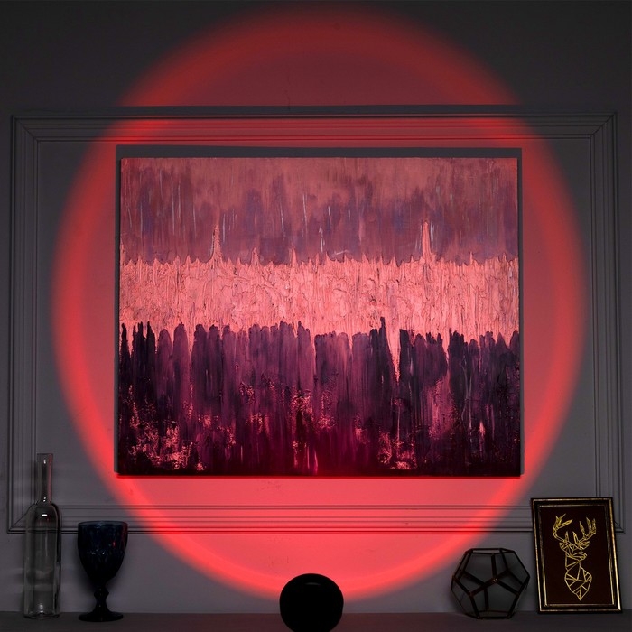 Световой прибор &laquo;Закат&raquo;, 5 картриджей, свечение тёплое белое, 5 В