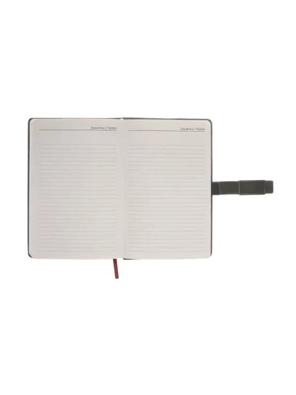 Ежедневник недатированный формат А5, с хлястиком, 112л, линия, пвх, Зеленый