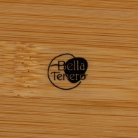 Набор фарфоровый для специй на бамбуковой подставке BellaTenero &laquo;Заяц с морковкой&raquo;, 2 предмета: солонка 50 мл, перечница 40 мл, цвет белый