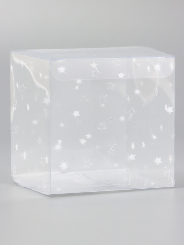 Складная коробка из PVC "Звездопад", 10 х 10 х 10 см 5шт