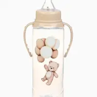 Бутылочка для кормления &laquo;Baby Bear&raquo; 250 мл, цилиндр, бежевый Mum&Baby