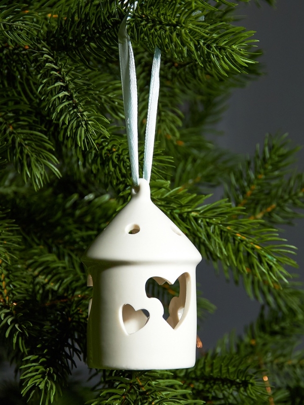 Светодиодная подвеска "Дом с сердцем" 9.3х6х6, 1 LED, LR44x3(в компл.), Т/БЕЛЫЙ