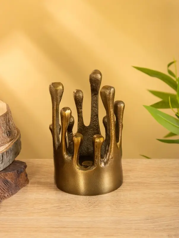 Подсвечник &laquo;Огар&raquo;, 9&times;9&times;13.5 см, алюминий