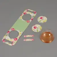 Коробка с куполом "Тюльпаны с мимозой" 11,5 х 12 х 15,5 см