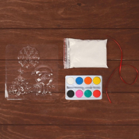 Набор для творчества «Новогодние игрушки из гипса» (ёлочка+дед мороз+снежинка) Набор для творчества «Новогодние игрушки из гипса» (ёлочка+дед мороз+снежинка)