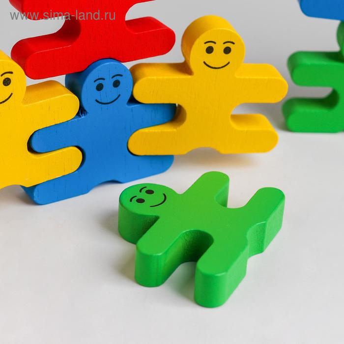 Развивающая игра балансир &laquo;Человечки&raquo; 19х11,5х4 см