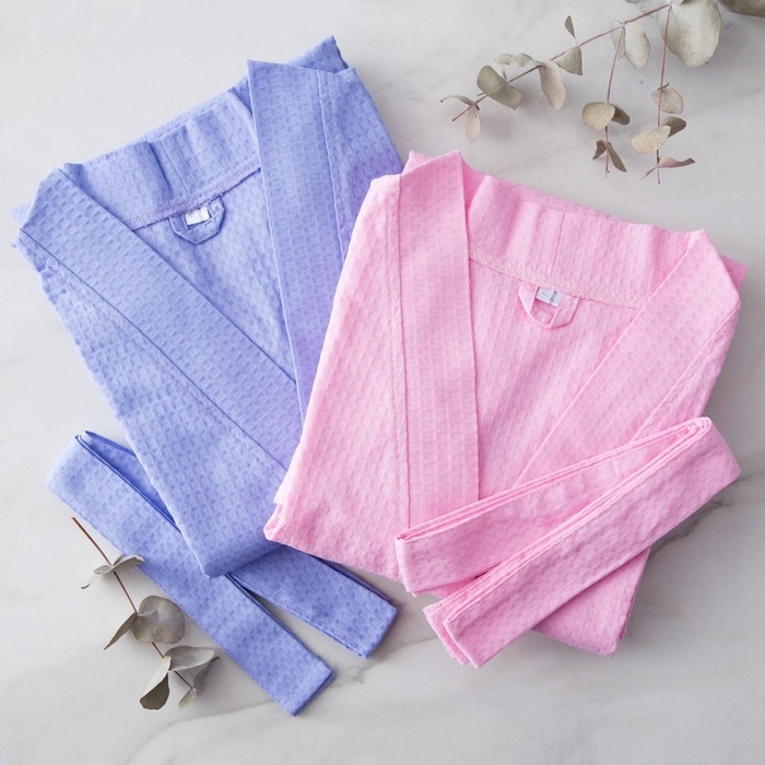 Халат вафельный женский удлинённый &laquo;Экономь и Я&raquo; размер 50-52