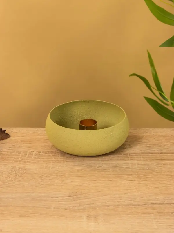 Подсвечник на 1 свечу на магнитах "Олива" 11х11х4 см