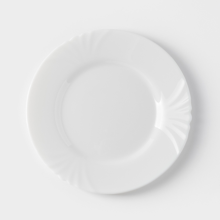 Тарелка десертная из стеклокрамики &laquo;CADIX&raquo;, 19,5 см, цвет белый