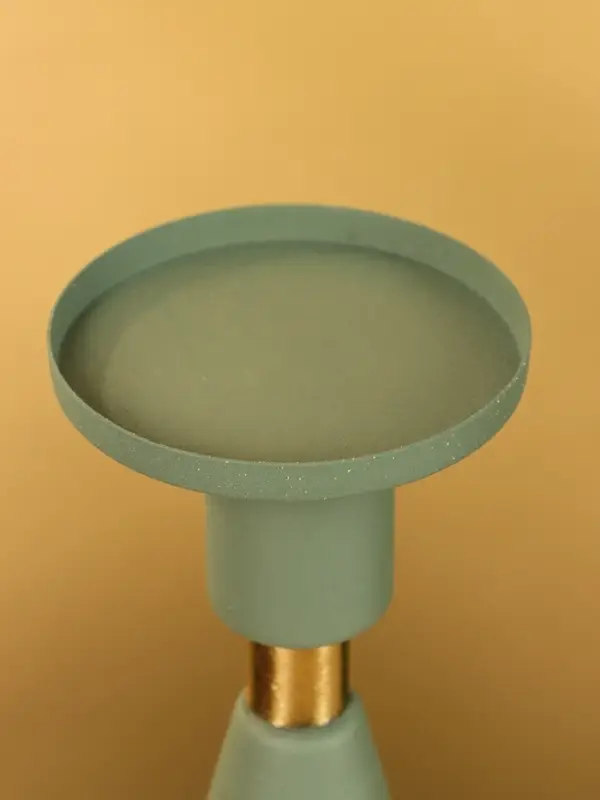 Подсвечник на 1 свечу текстурный "Болотный" 10,5х10,5х19,5 см