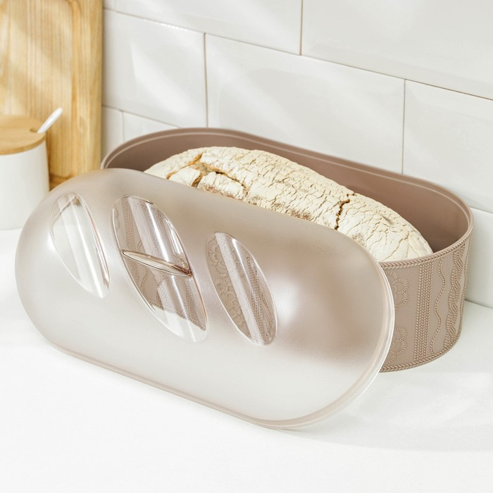 Хлебница «Меланж», цвет бежевый Хлебница «Меланж», цвет бежевый