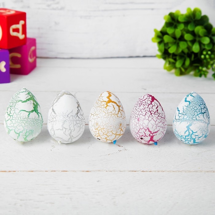 Растущие животные №3 &laquo;Страна динозавров&raquo;, в яйце с белым напылением