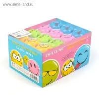 Точилка с контейнером &laquo;Смайлики&raquo;, МИКС