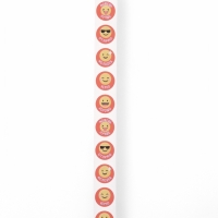 Наклейки в рулоне &laquo;Смайлы&raquo; диаметр 1,5 см, 1000 шт.