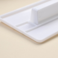 Шпатель кондитерский Доляна, 15&times;8&times;2,5 см, с ручкой, цвет белый