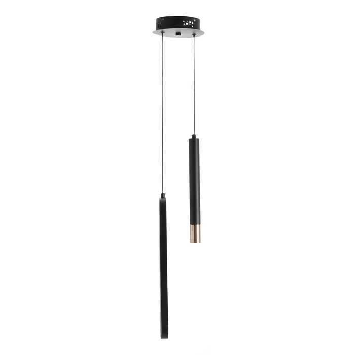 Светильник "Овал" LED 21Вт 4000К черный 14х3х41,5см BayerLux