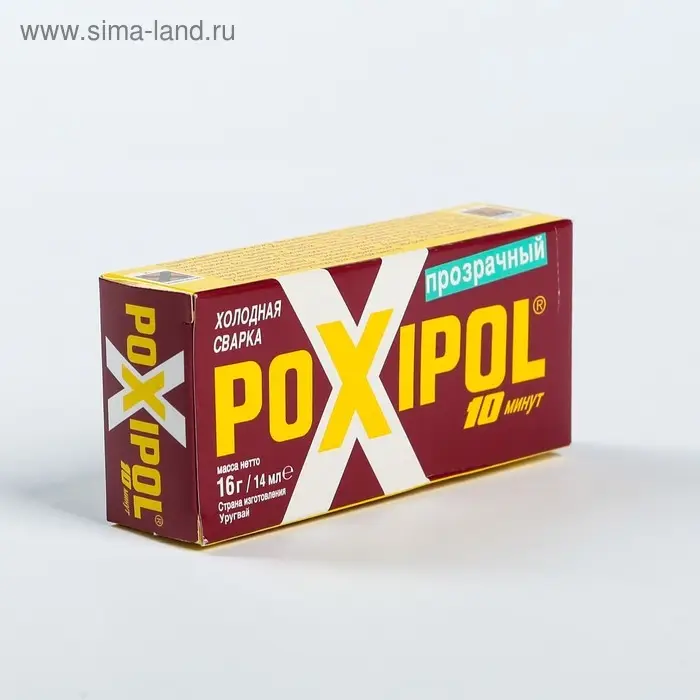 Клей-холодная сварка Poxipol прозрачный, 14 мл
