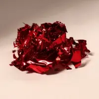 Поталь для декора ногтей, красная