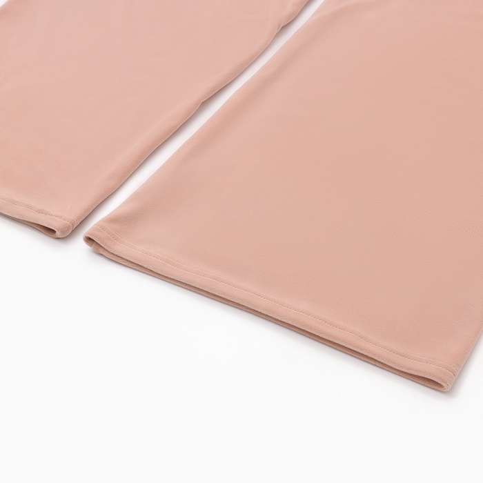 Костюм женский (рубашка и брюки) KAFTAN Plushy р. 48-50, бежевый