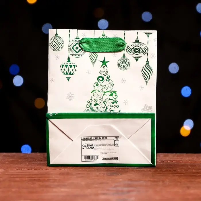 Пакет ламинированный &laquo;Новогодняя картина&raquo; 11.5&times;14.5&times;6 см