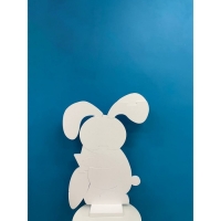 Каркас для аэромозаики фигура &laquo;Зайчик&raquo;, белый, 1 шт.