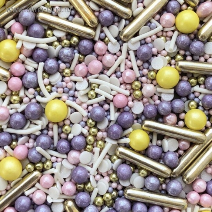 Посыпка кондитерская MIXIE &laquo;Влюблённая фиалка&raquo;, 50 г