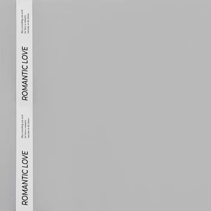 Пленка для цветов матовая, &laquo;Полоса с надписью&raquo;, 58&times;58 см