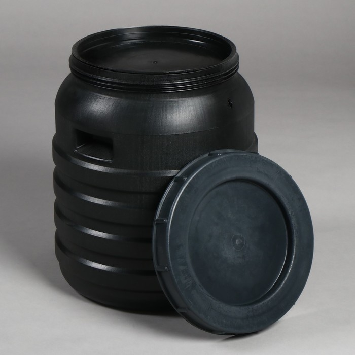 Бочка хозяйственно-бытовая, 45 л, горловина 29 см, с крышкой Бочка хозяйственно-бытовая, 45 л, горловина 29 см, с крышкой