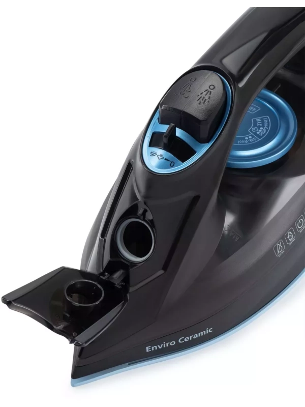 Утюг H-SI01557 2400Вт черный голубой