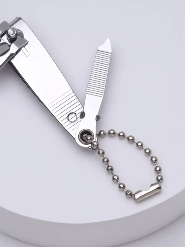 Кусачки книпсер маникюрные, с пилкой, 5.5 см, в коробке