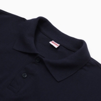 Футболка мужская поло, цвет тёмно-синий, размер 56