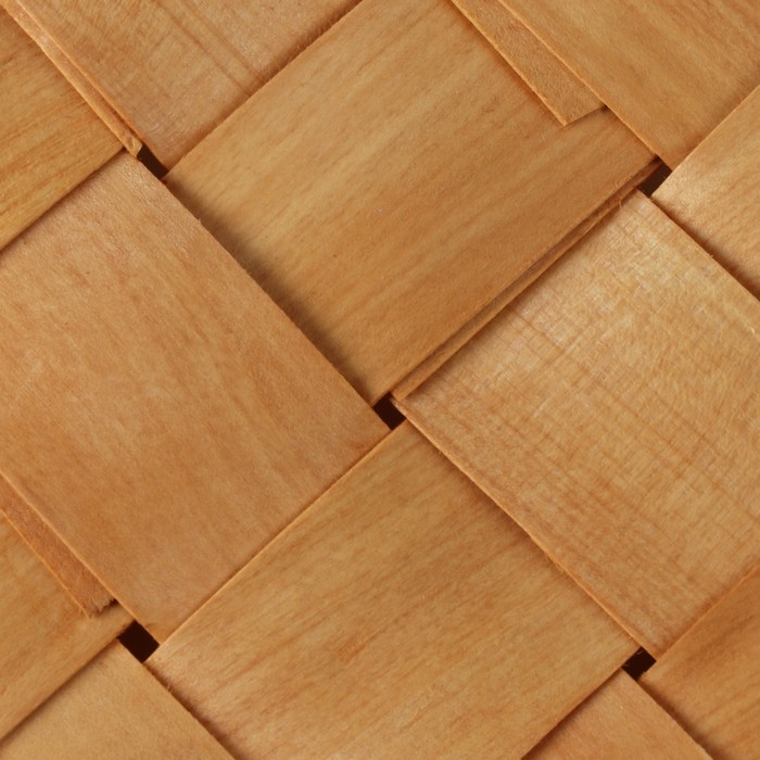 Корзина плетеная, 34 x 12 x H12,5/21/25 см, секвойя