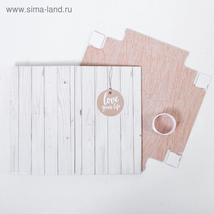 Коробка подарочная складная &laquo;Доски&raquo;, 14 х 23 см