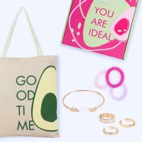 Подарочный набор с шопером и аксессуарами &laquo;Авокадо&raquo;