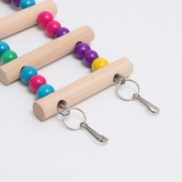 Игрушка для птиц "Лесенка с бусинами", 43 см, микс цветов Игрушка для птиц "Лесенка с бусинами", 43 см, микс цветов