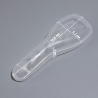 Органайзер для бритвы, с крышкой, 16,6 &times; 5,2 &times; 3 см, цвет прозрачный