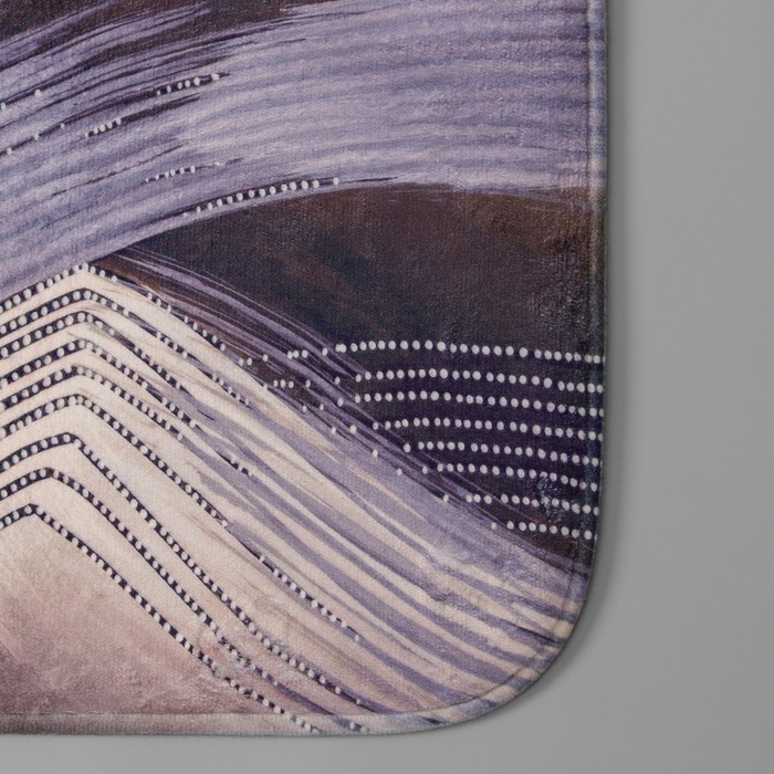 Набор ковриков для ванной и туалета Доляна &laquo;Саванна&raquo;, 2 шт: 50&times;80, 40&times;50 см