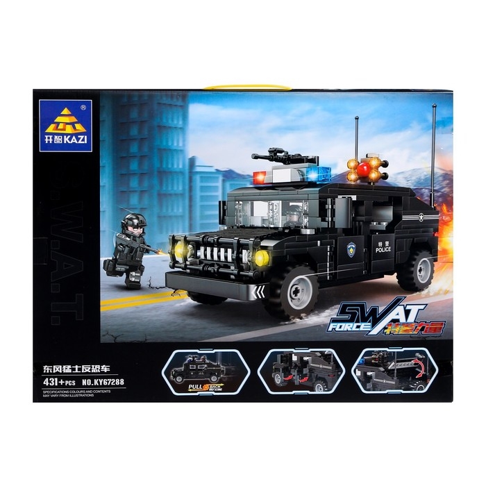 Конструктор спецназ «Внедорожник», 431 деталь Конструктор спецназ «Внедорожник», 431 деталь