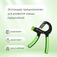 Эспандер кистевой ONLYTOP, 10-40 кг, цвета МИКС