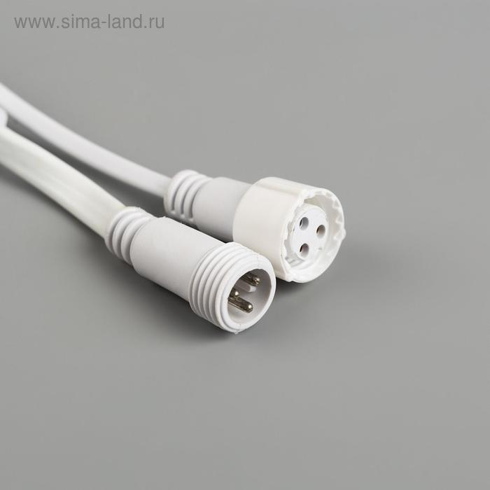 Гирлянда &laquo;Занавес&raquo; 2 &times; 9 м, IP44, УМС, белая нить, 1800 LED, свечение мульти, 220 В