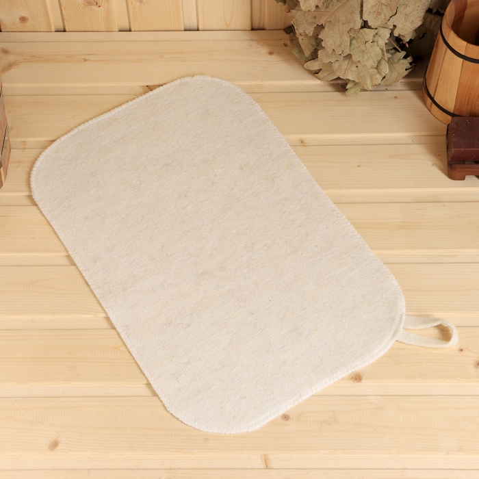 Коврик для бани светлый, 50х33 см Коврик для бани светлый, 50х33 см