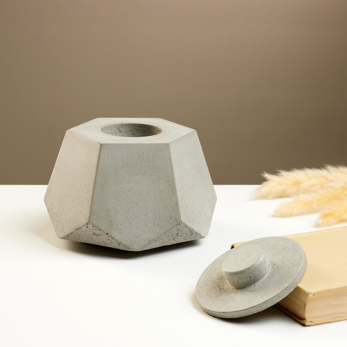 Биокамин настольный "Шестигранник" 17 х 11 см, топливо и спички в комплекте