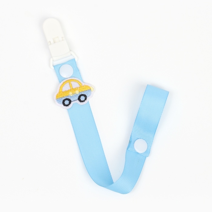 Держатель для соски - пустышки «Счастливый малыш», на ленте Держатель для соски - пустышки «Счастливый малыш», на ленте